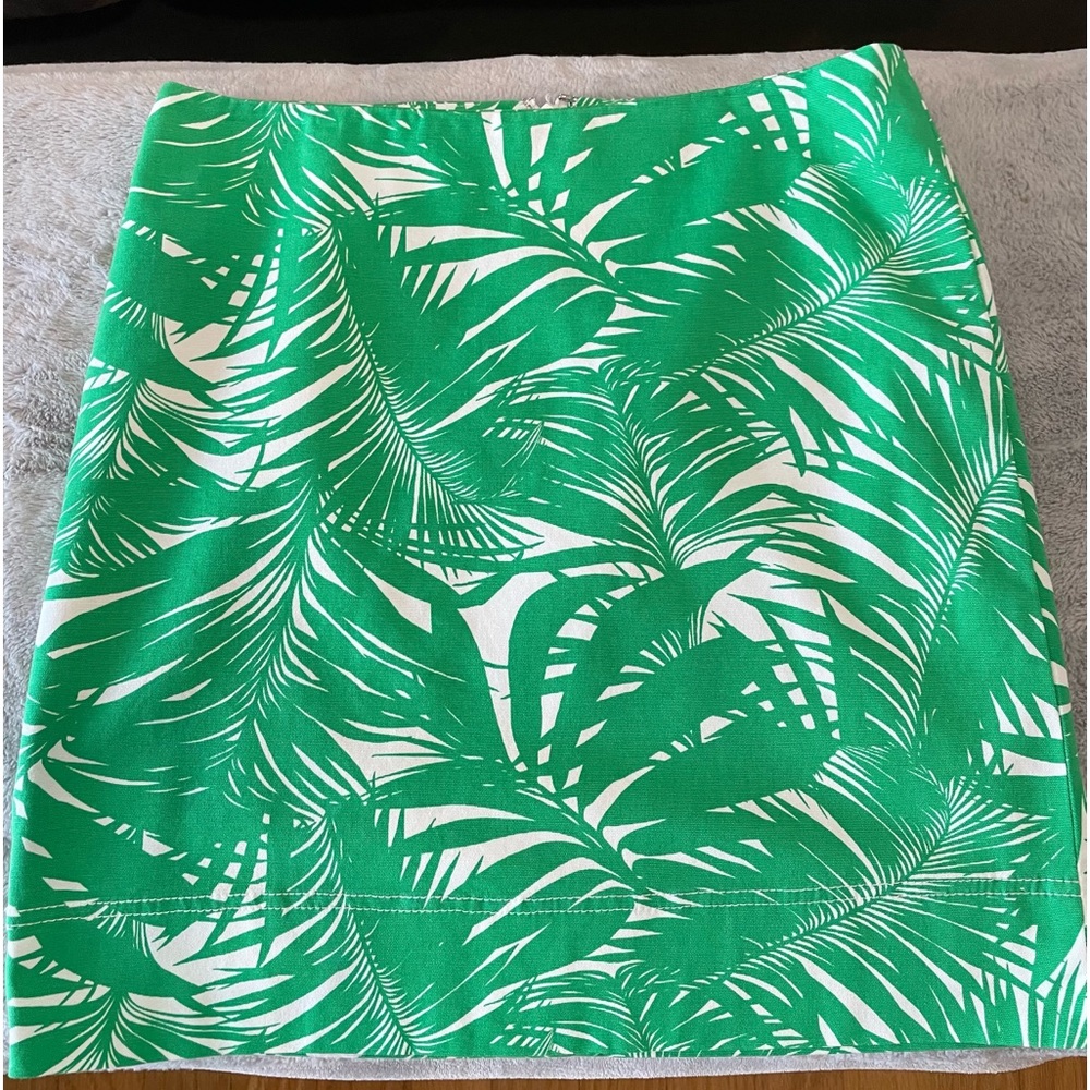 Talbots Canvas Palm Skirt